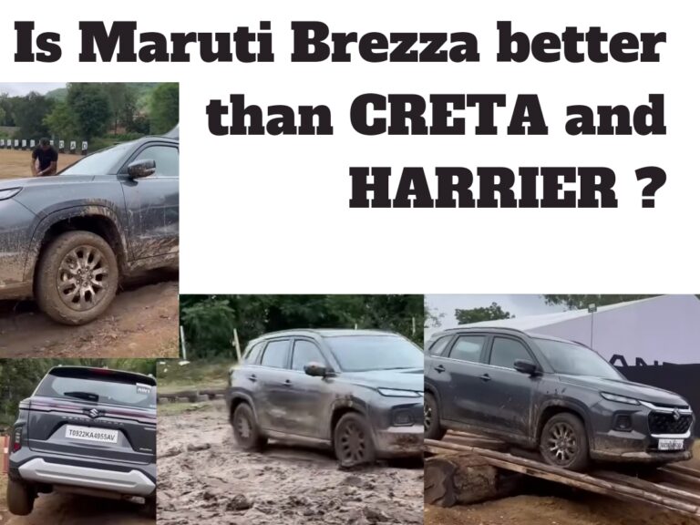 Read more about the article Is Maruti Brezza off roading better thanits rivals creta and harrier  ?
