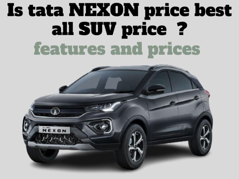 Read more about the article Tata nexon price beats price of all other compact SUV’s in the market